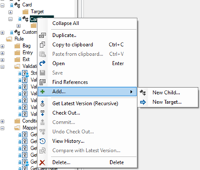 Project Explorer Context Menu