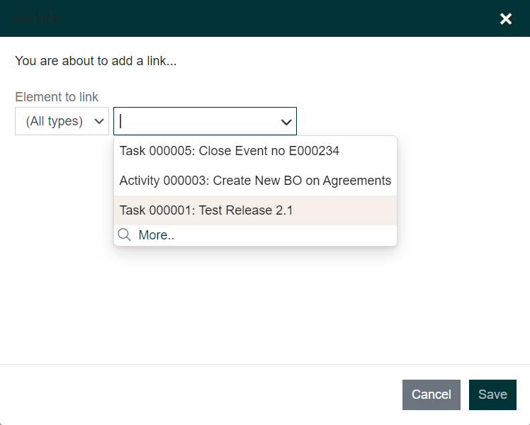 Select Linked Entity Title