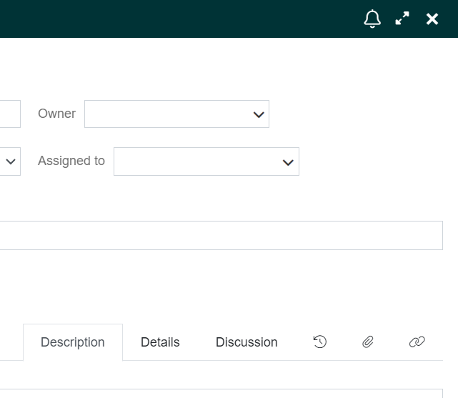 Item Notifications bell