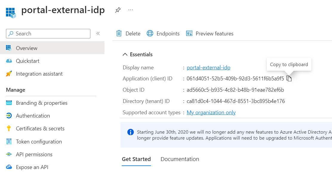 External Authentication Overview