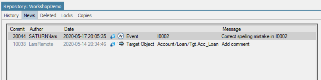 Studio Repository Deleted Items Screenshot