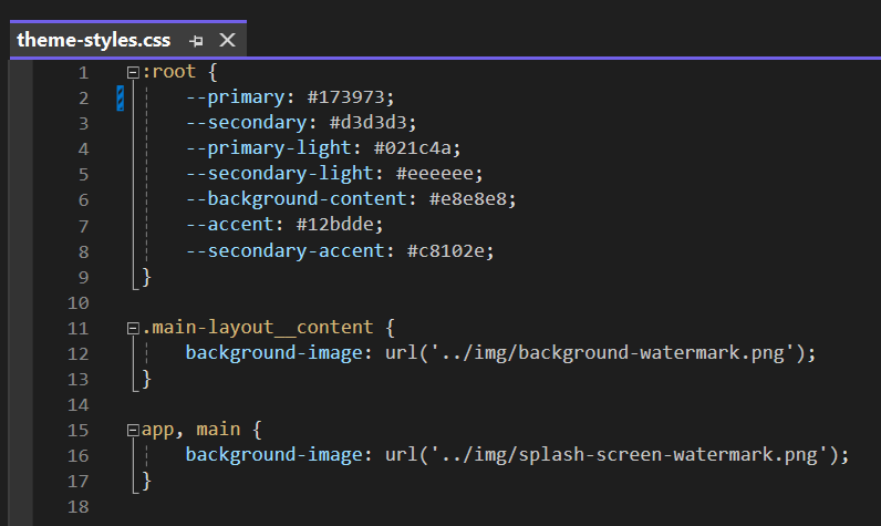 White label splash screen watermark css sample 1